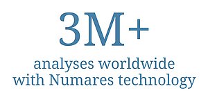 Million analyses worldwide using numares technology