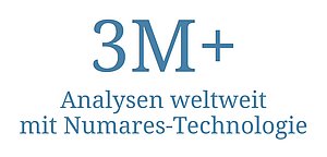 Millionen Analysen weltweit mit numares Technologie